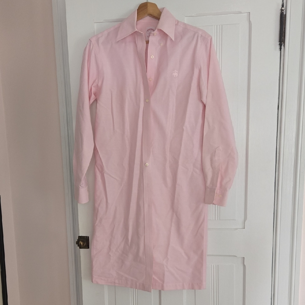Brooks Brothers Light Pink Shirt Dress